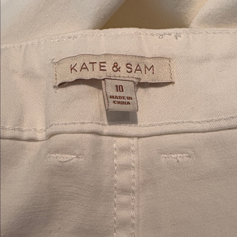 KATE & SAM Embroidered Stretch Straight-Leg Jeans Size 10 -- ALMOST NEW!!! - Picture 11 of 13